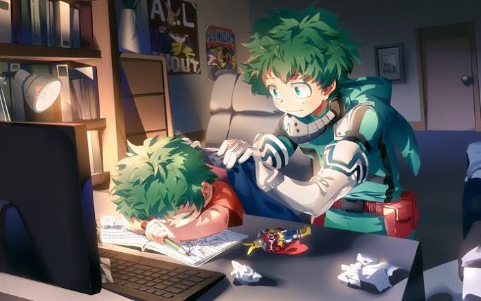 young-and-old-deku-izuku-midoriya-my-hero-academia-asleep-covering-him-up