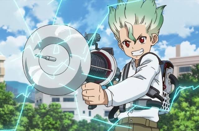 animes-similar-or-like-dr-stone-senkuu-anime-boy-with-electric-ray-gun