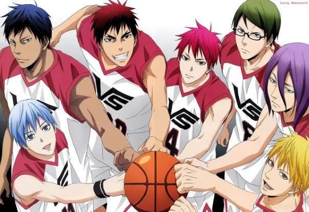 Kuroko's Basketball-tetsuya-taiga-daiki-seijuurou-ryouta-shintarou-atsushi-bishie-fighting