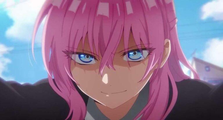 Pink-haired-Shikimori-from-anime-Shikimoris-Not-Just-A-Cutie-smilling-at-you